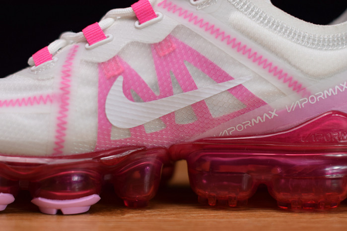 nike air vapormax 2019 summit white pink rise ar6632-105