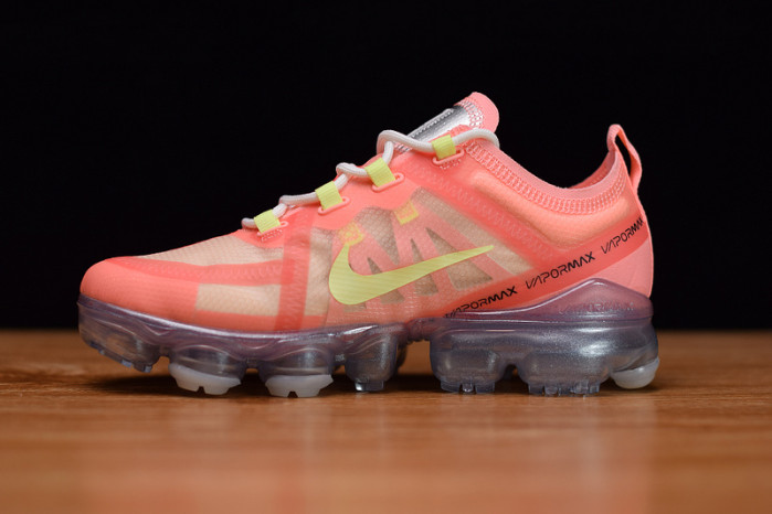 nike air vapormax 2019 pink tint barely volt ar6632-602