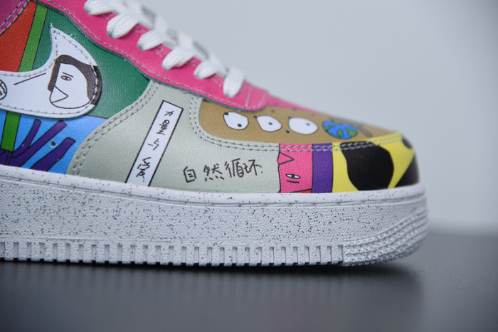 nike air force 1 flyleather ruohan wang cz3990-900