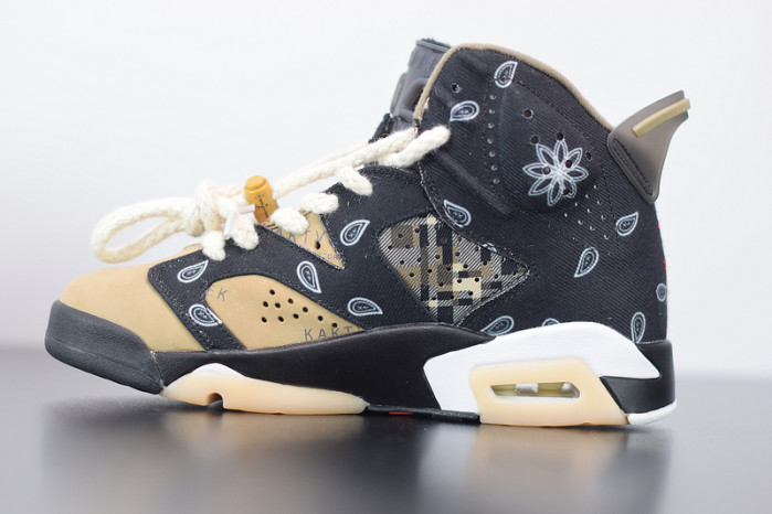 travis scott x air jordan 6 "paisley print" ct5058-001