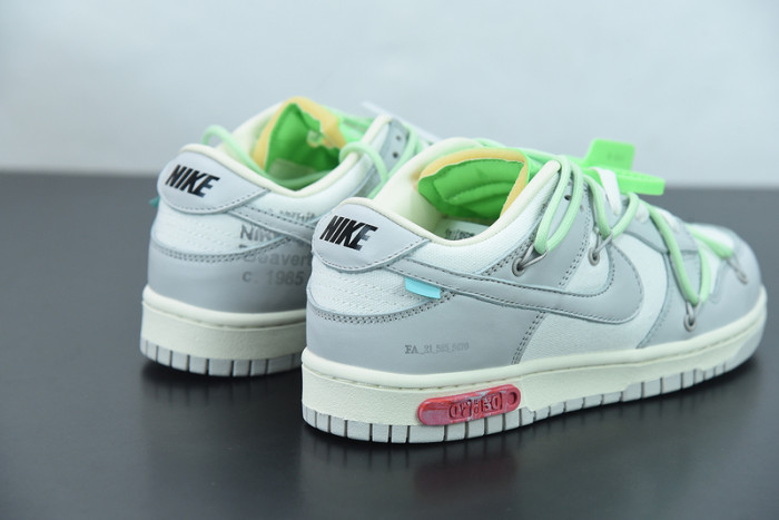 off-white x nike sb dunk low “07 of 50” ow dm1602-108