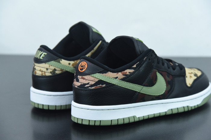 nike dunk low “black multi camo” dh0957-001