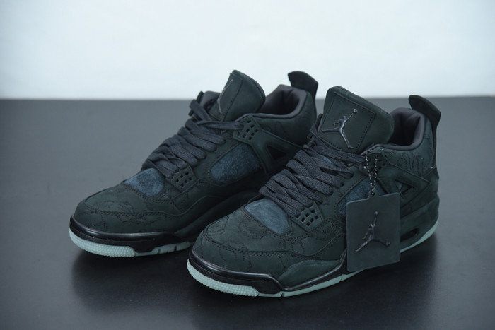 kaws x air jordan 4 black aj4 930155-001