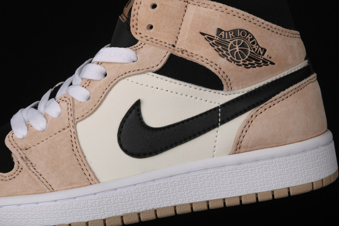 air jordan 1 mid barely orange bq6472-800