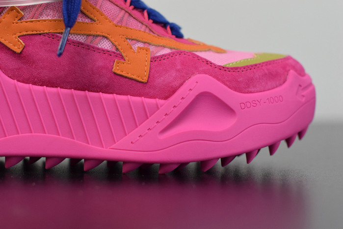 off-white c/o odsy-1000 sneakers rose red