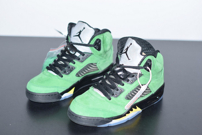 air jordan 5 oregon green ck6631-307