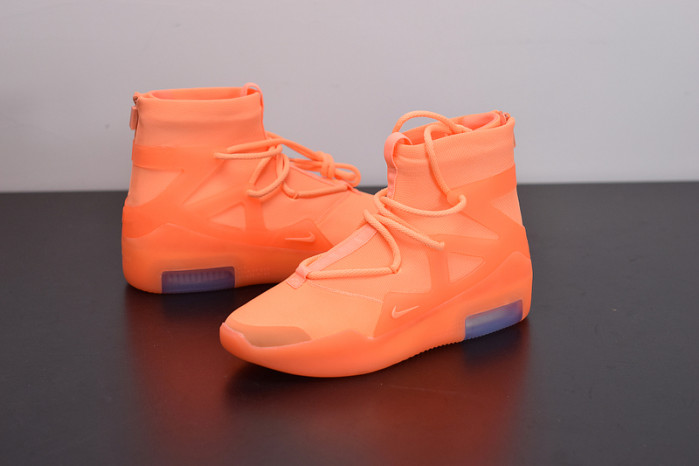 nike air fear of god 1 orange pulse ar4237-800
