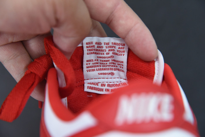 nike dunk low university red cu1727-100