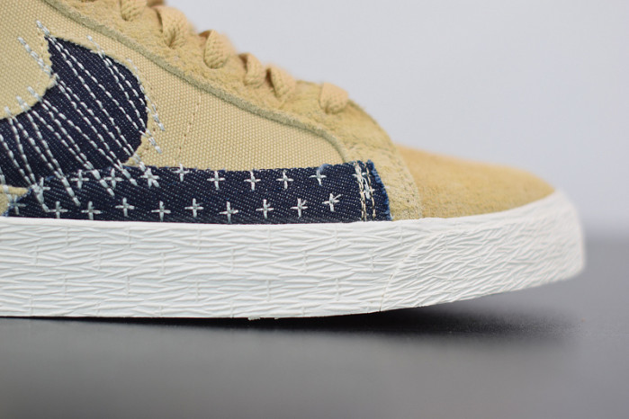 nike sb zoom blazer mid sashiko sesame ct0715-200