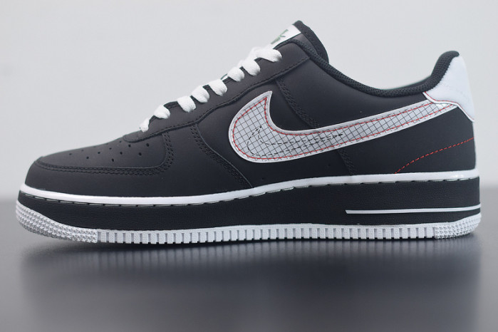 nike air force 1 low schematic black white bright crimson cu6646-001