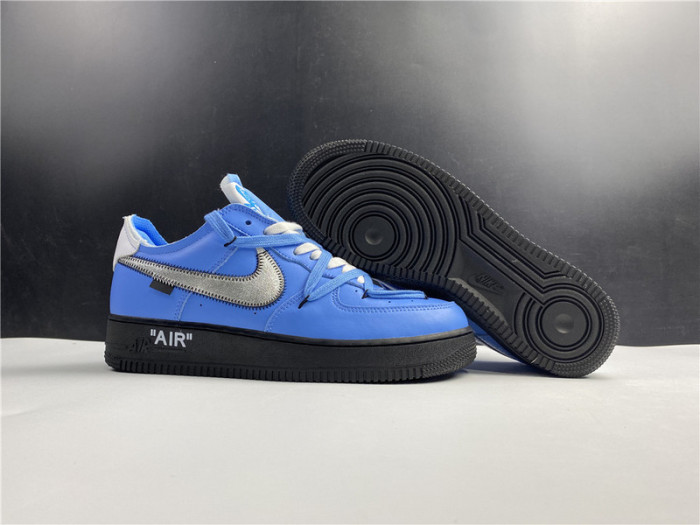 nike off-white x air force 1 low university blue ck0866-401