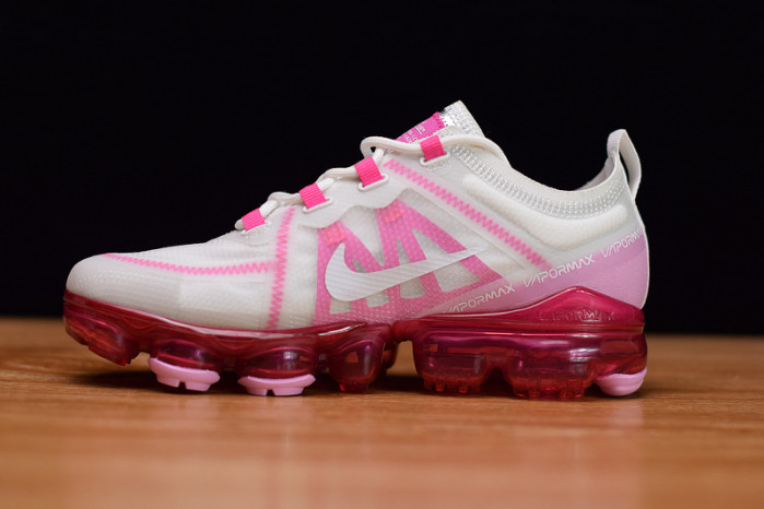 nike air vapormax 2019 summit white pink rise ar6632-105