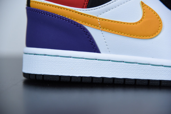 air jordan 1 mid bred multi-color 554724-125