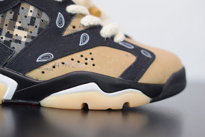 travis scott x air jordan 6 "paisley print" ct5058-001