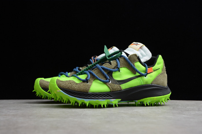 nike zoom terra kiger 5 off-white electric green cd8179-300