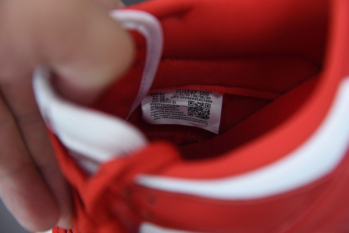 nike dunk low university red cu1727-100