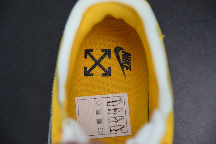 off-white x nike air force 1 low “university gold” dd1876-700