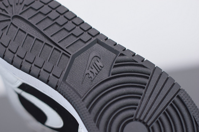 air jordan 1 mid white black (gs) 554725-113