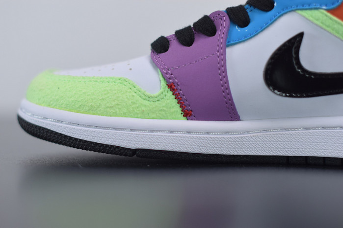 air jordan 1 mid se multi-color cw1140-100