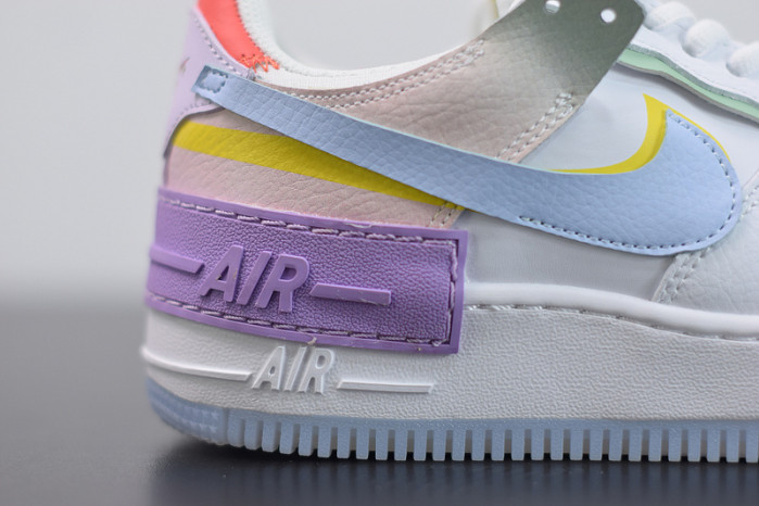 nike air force 1 shadow white hydrogen blue purple cw2630-141