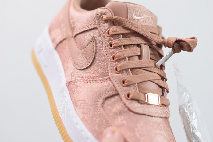 nike air force 1 low clot rose gold silk cj5290-600
