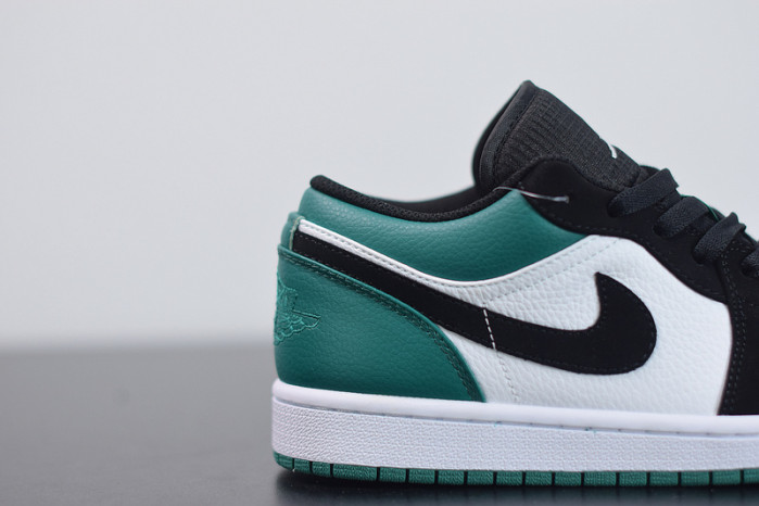 air jordan 1 low white black mystic green 553558-113