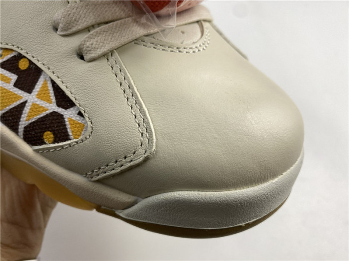 air jordan 6 retro quai54 sail brown cz4152-100