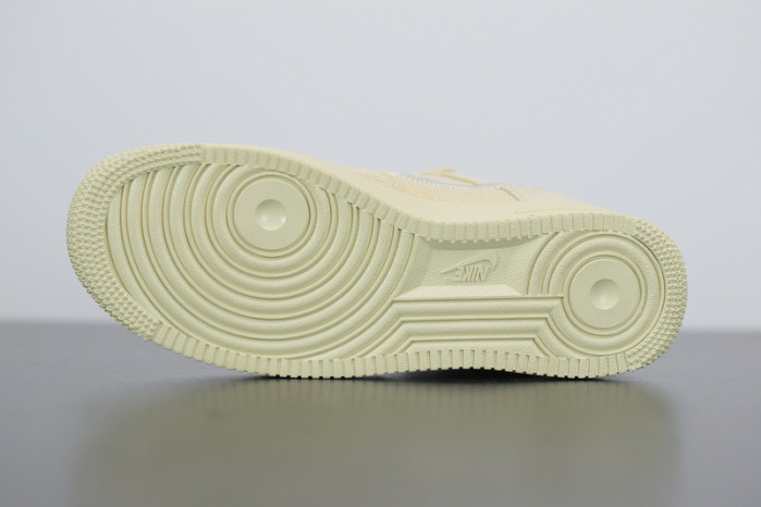 stussy x nike air force 1 low “fossil stone” cz9084-200