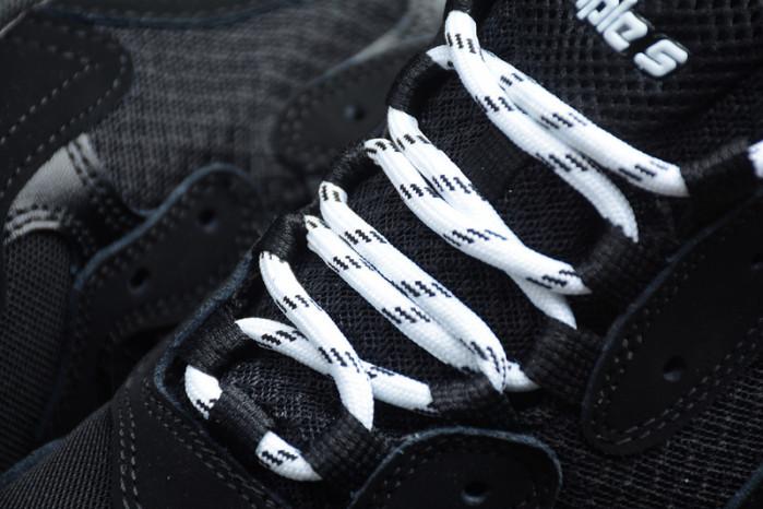 balcia triple s sneaker black clear sole