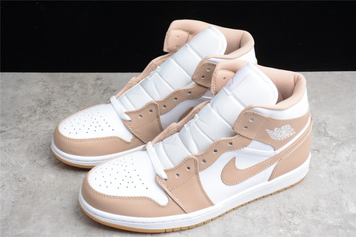 air jordan 1 mid tan gum 554724-271