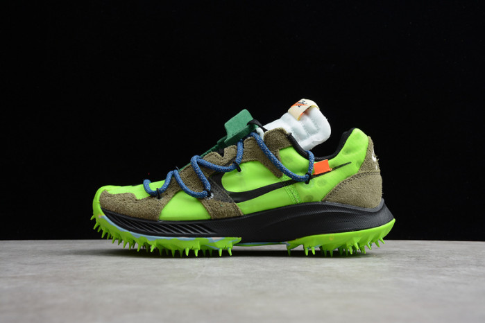 nike zoom terra kiger 5 off-white electric green cd8179-300