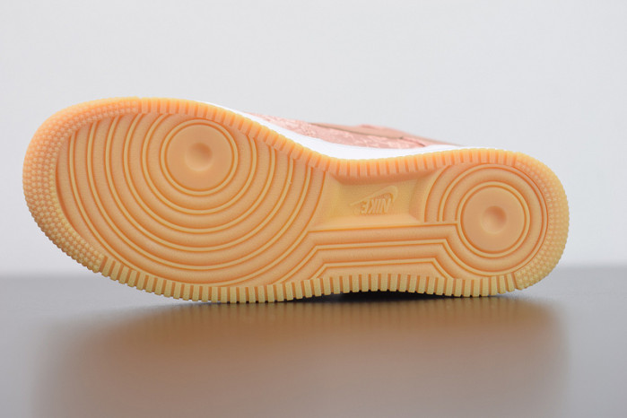 nike air force 1 low clot rose gold silk cj5290-600