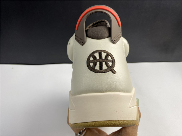 air jordan 6 retro quai54 sail brown cz4152-100