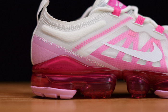 nike air vapormax 2019 summit white pink rise ar6632-105