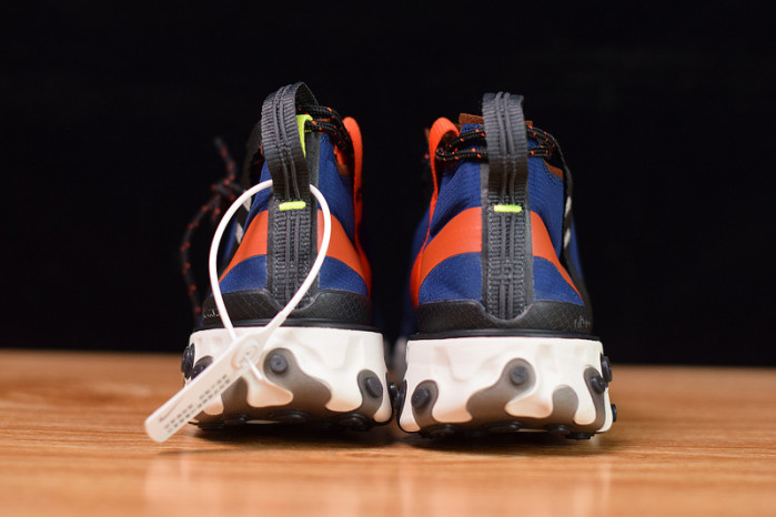 nike react runner mid wr ispa blue void team orange at3143-400