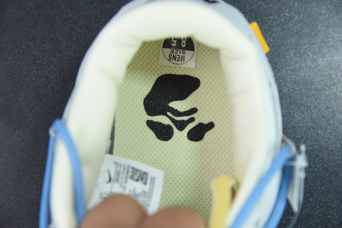 off-white x nike sb dunk low “05 of 50” ow dm1602-113