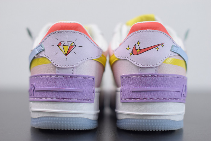 nike air force 1 shadow white hydrogen blue purple cw2630-141