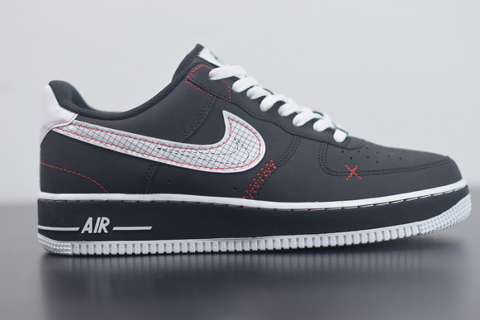 nike air force 1 low schematic black white bright crimson cu6646-001