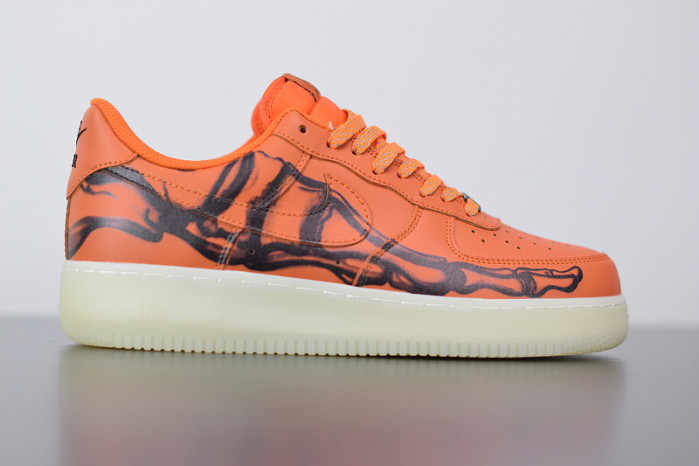 nike air force 1 skeleton ‘brilliant orange’cu8067-800