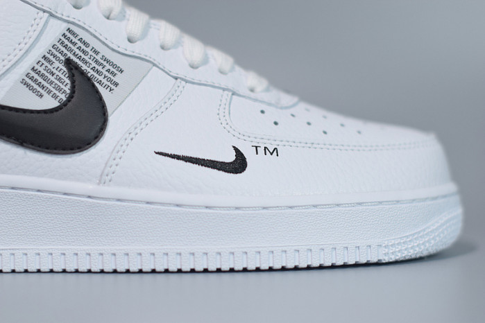 nike air force 1 low utility white black aj7747-100