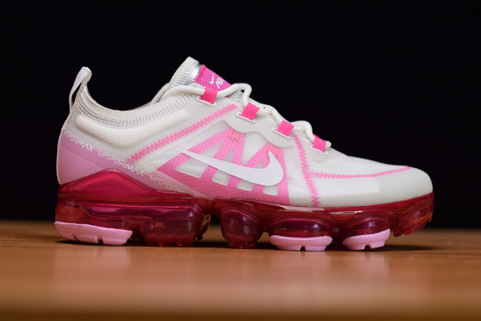 nike air vapormax 2019 summit white pink rise ar6632-105