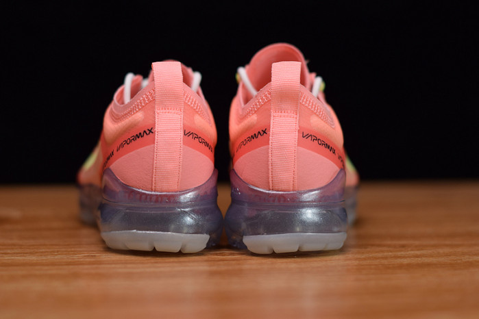 nike air vapormax 2019 pink tint barely volt ar6632-602
