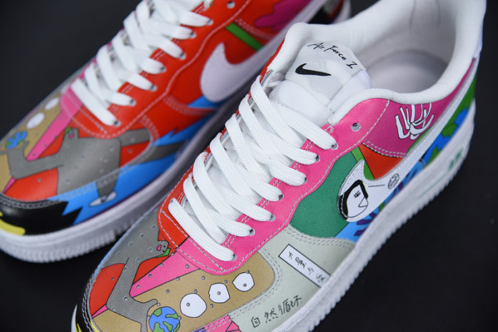 nike air force 1 flyleather ruohan wang cz3990-900