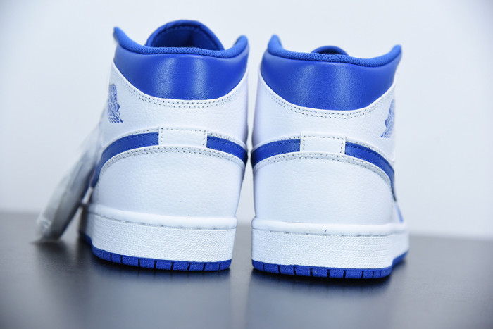 air jordan 1 mid “hyper royal” 554724-114