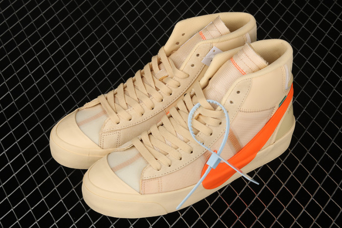 nike blazer mid off-white all hallow