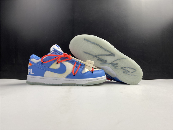 nike sb dunk low off-white blue ct0856-403