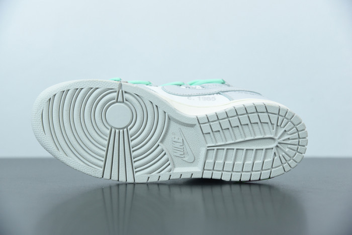 off-white x nike sb dunk low 04 of 50 ow white grey green dm1602-114