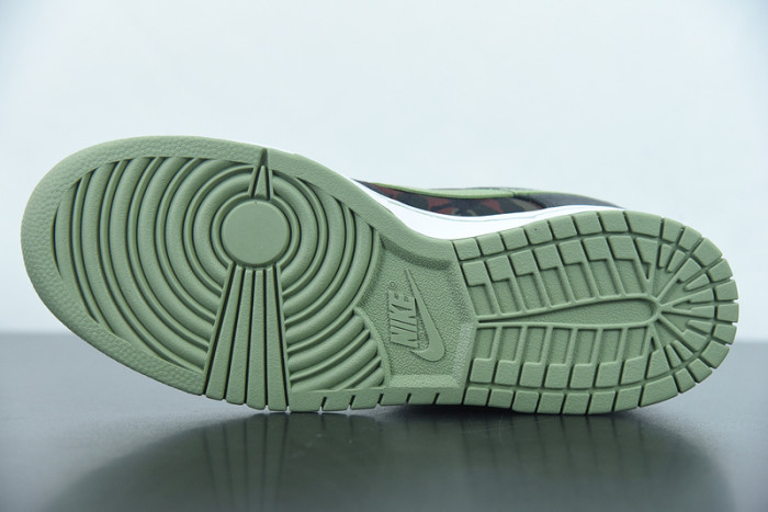 nike dunk low “black multi camo” dh0957-001