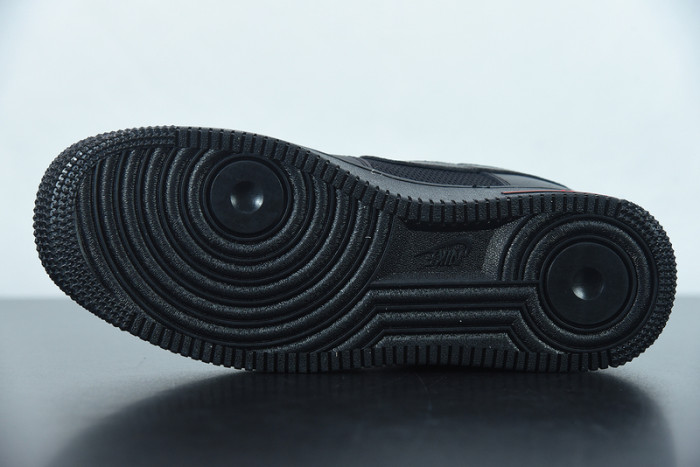 nike air force 1 low black red do6389-001