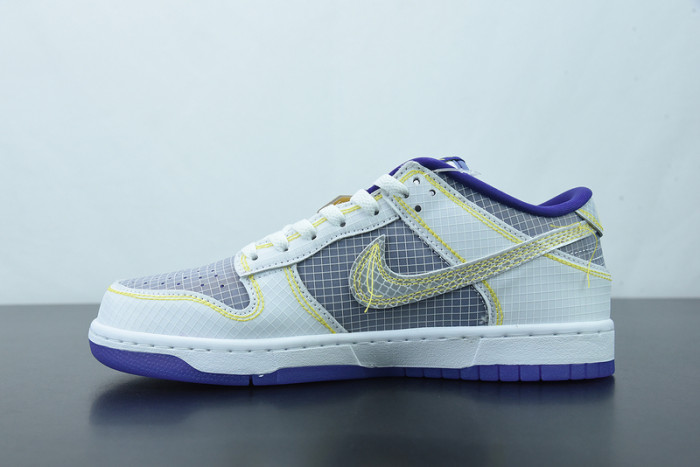 nike dunk low union passport pack grey purple dj9649-500